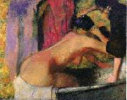 Edgar Degas Woman at her Bath oil painting artist
